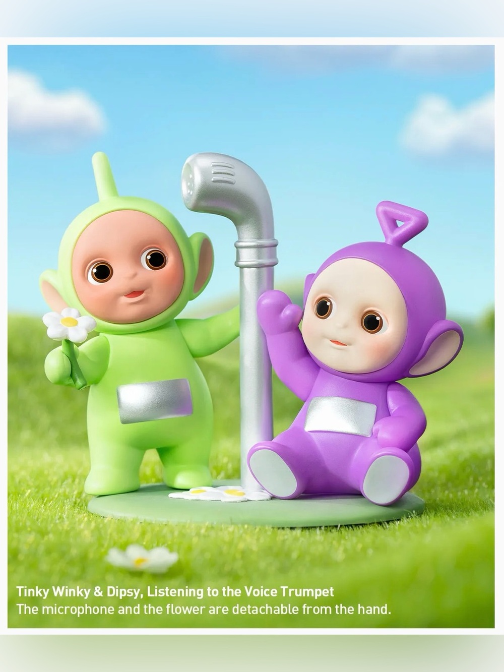 Pop Mart Companion Teletubbies Listening To The Voice‎ Trumpet Tinky Winky Dipsy